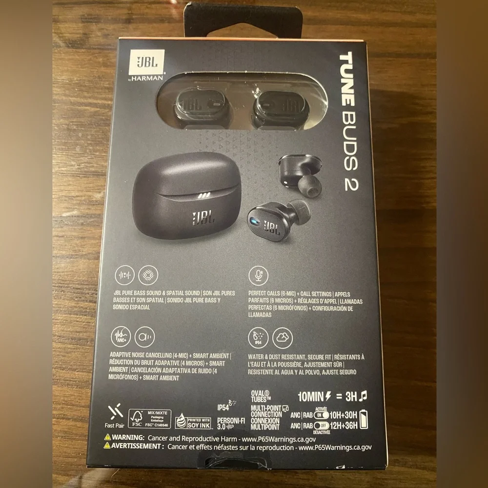 JBL Tune Buds 2 true wireless noise-cancelling earbuds